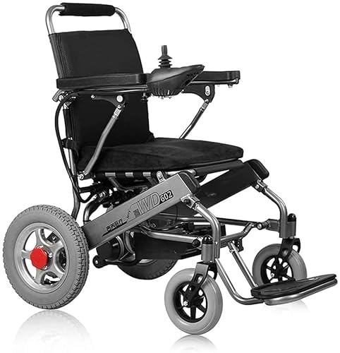 Caikbms Folding Electric Wheelchair Lightweight with Adjustable Armrests and Flip Type Pedals for The Elderly Scooter A,12ah Caikbms Folding Electric Wheelchair Lightweight with Adjustable Armrests and Flip Type Pedals for The Elderly Scooter A,12ah