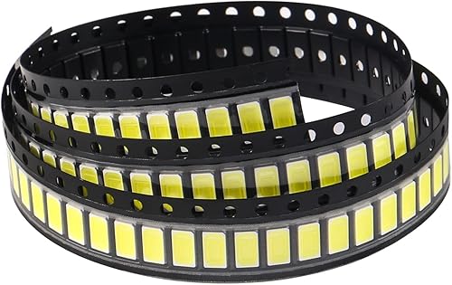 Miniatura 7 de Coliao 200pcs 5730 (5630) blanco SMD LED luces de diodo chips (0.224 in x 0.118 in DC 3V 150mA 0.5W 50-55LM) Super brillante iluminación bombillas