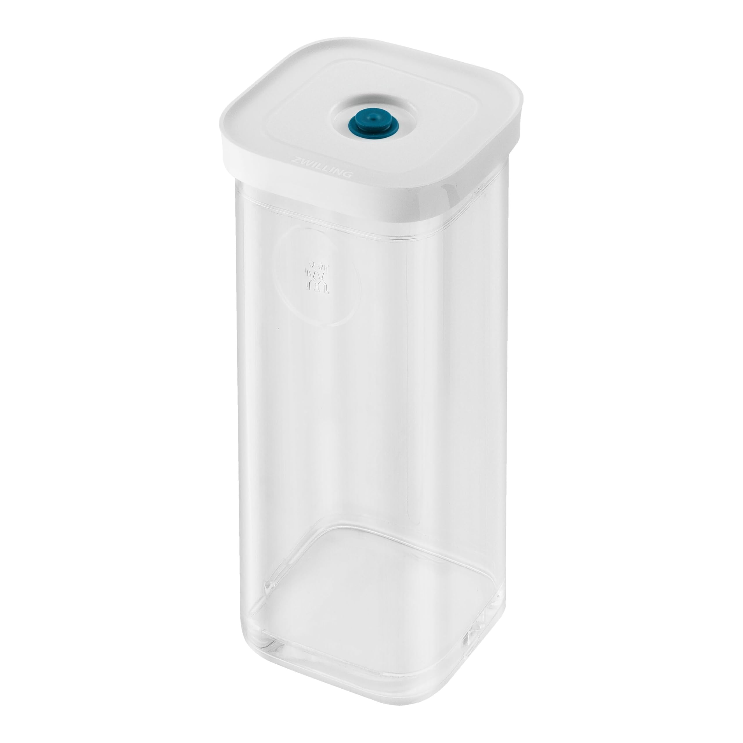 ZWILLING Fresh & Save Cube La Mer Box, Size 3S, Modular & Stackable Storage Jar, Airtight & Vacuum Storage, Dishwasher Safe, Transparent-La Mer