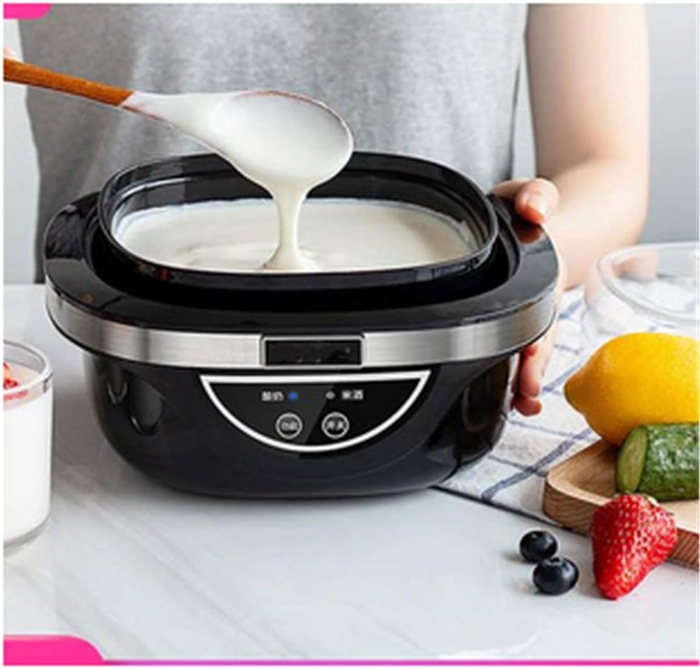 Automatic Yogurt Machine - Automatic Yogurt Maker Machine 7 Glass Greek Jars Customized for Your Taste and Thickness Electric Maker