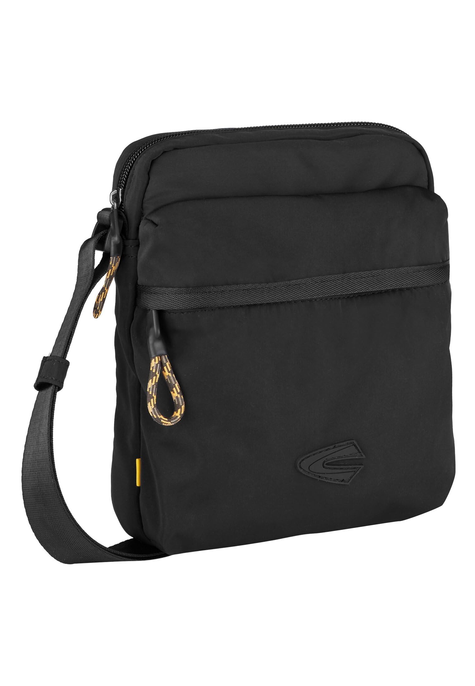 camel active Unisex Terra Shoulder Bag, Black, black, S