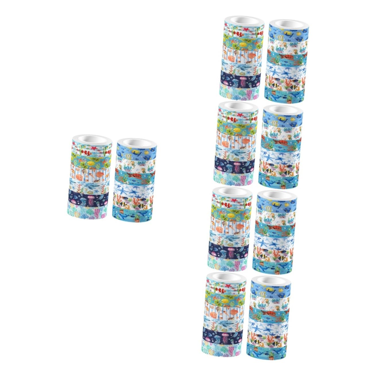 5stücke Life Washi Tape Set Dekoratives Klebeband Für Scrapbooking Journaling Und Kreative Bastelprojekte Für Junge Mädchen Und Erwachsene Transparentes Design Vielseitig