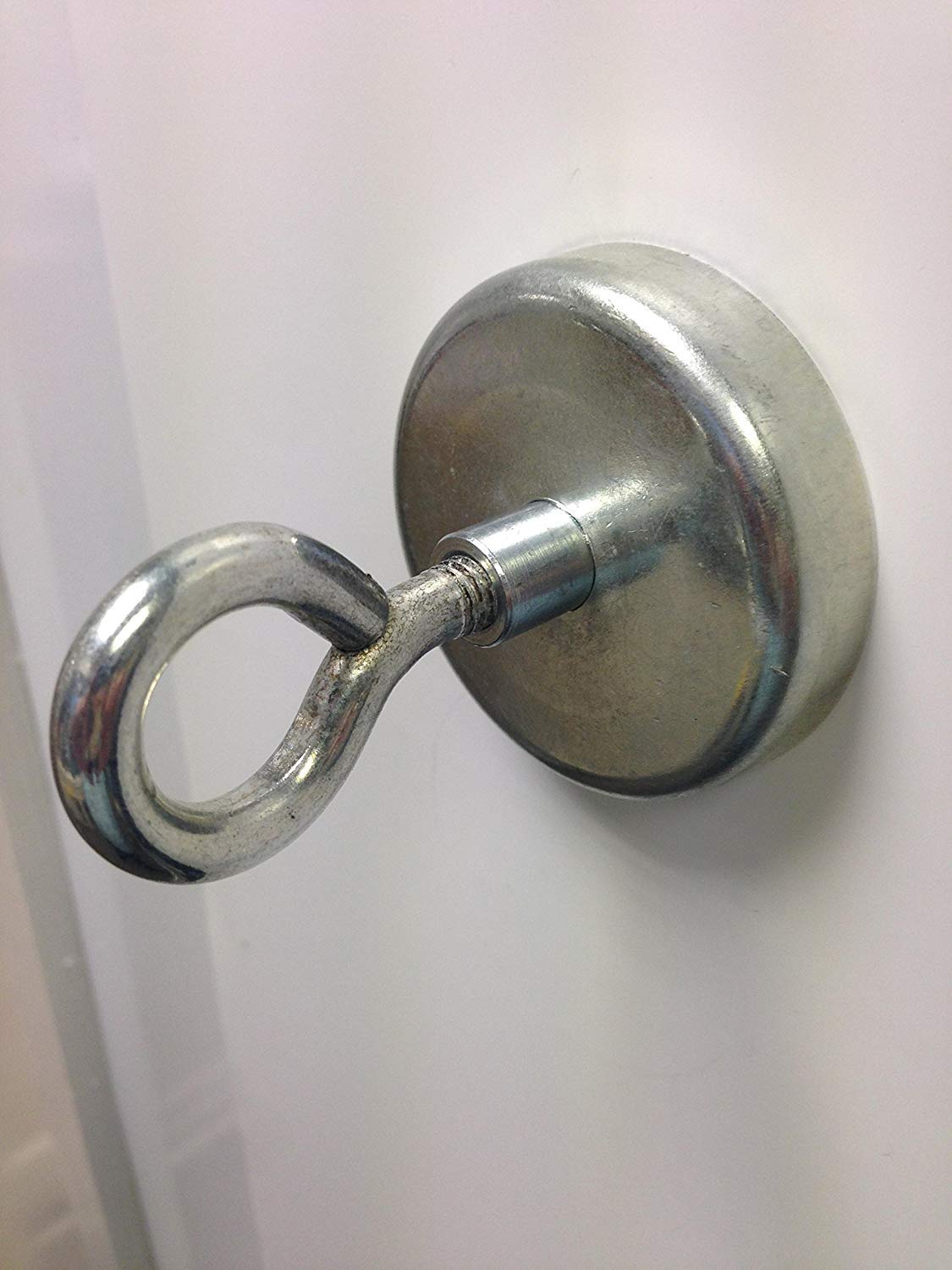 Supa-Mag Very Strong Fishing Magnet Pot with Eyelet Neodymium 60mm diameter 110kg Pull Force