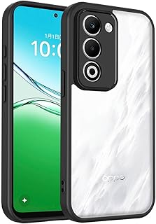 DEVEPLUS OPPO A5 5G 対応 ケース アクリル+TPU素材 滑り止め oppo a5 5g 用 カバー 傷防止 衝撃防止 落下防止 OPPO A5 5G 対応 ケース(黒)