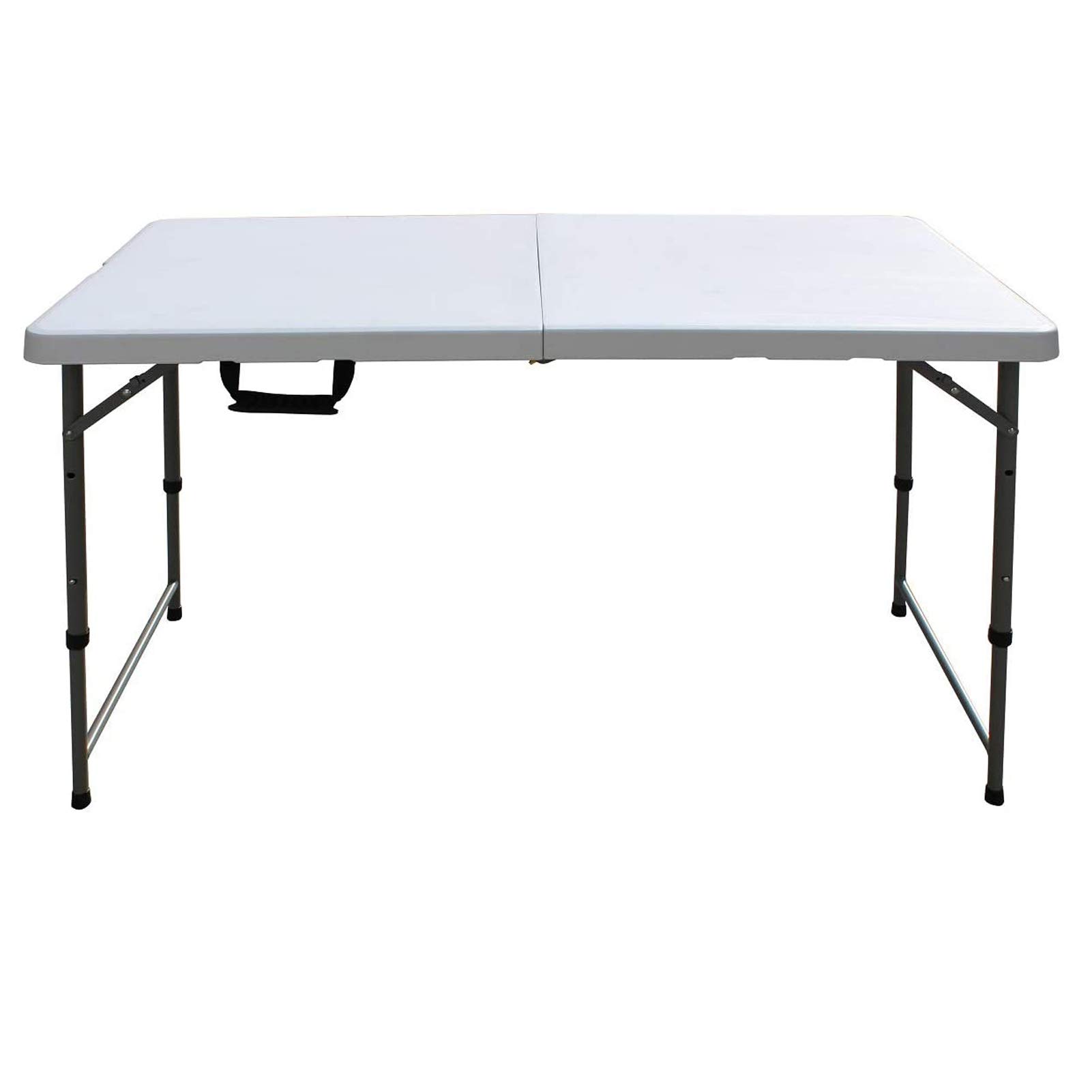 Showay 4Ft Foldable Picnic Table Camping Table Picnic Tables Portable, White, Lc-Table-4Ft