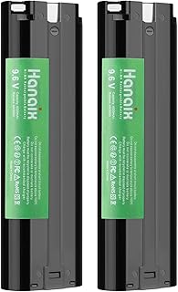 2 Pack 9.6V 4.0Ah Battery Compatible with Makita 9000 9033 6095d da391d kr23/43 9600 6096d 9001 9002 192696-2 193890-9 632007-4 Ni-MH Battery