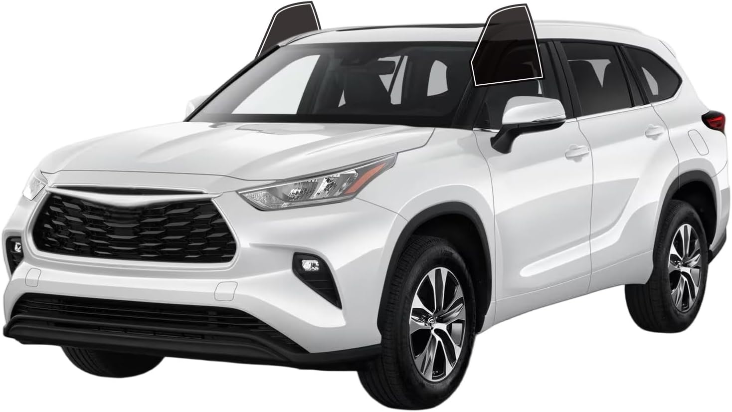 AUTOTEK Precut Window Tint Film for Toyota Highlander 2020-2026 Back Side Window 35% VLT 2Ply Anti-Shatter, UV Block, Privacy Protection, Easy Install, No Trimming Needed,Heat & Glare Reduction
