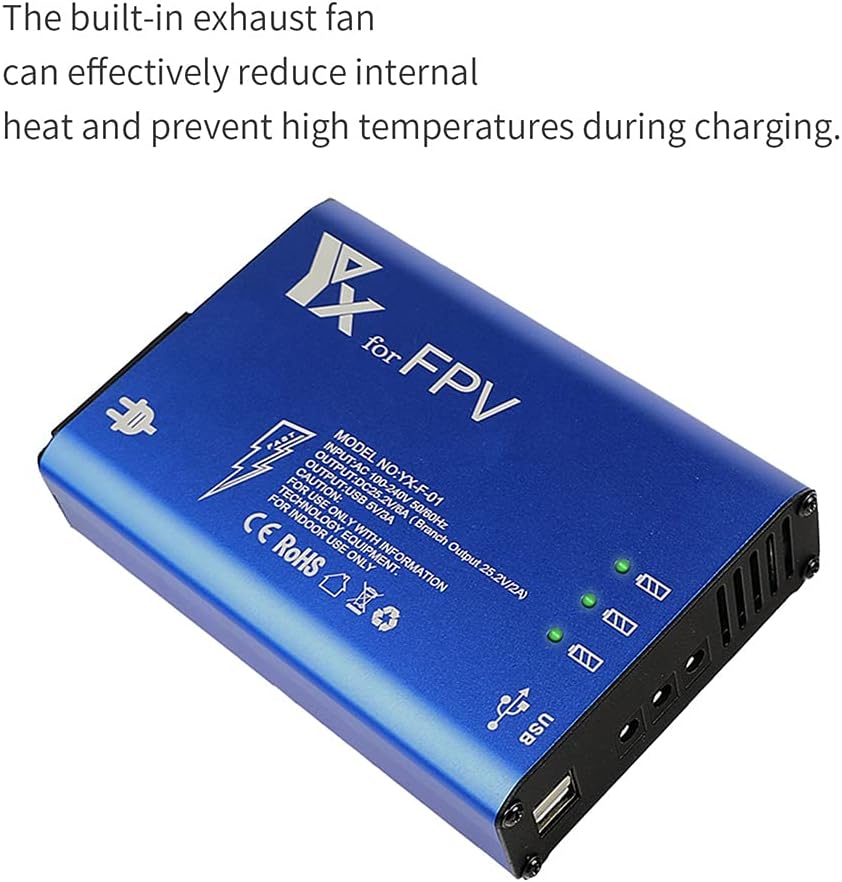 🛒 Flаѕh Sаlе Battery Balance Charger for DJI FPV Combo, Multiple Flight Battery Charger Compatible with DJI FPV Combo Battery and Remote Controller Blасk Frіdау - 70% оƒƒ Battery Balance Charger for DJI FPV Combo, Multiple Flight Battery Charger Compatible with DJI FPV Combo Battery and Remote Controller