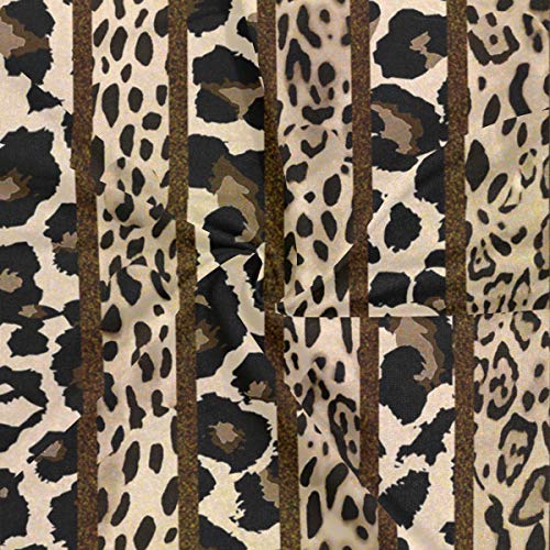 Face Mask Bandana for Women Men, African Leopard Pattern Neck Gaiter Balaclava Face Cover Sun Dust Mask Magic Scarf Headwear3