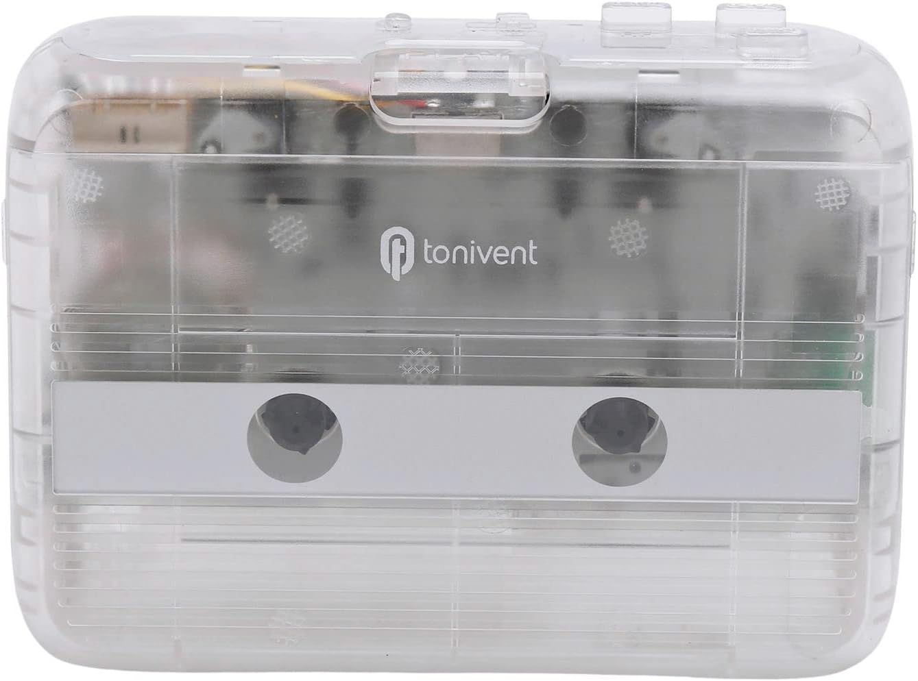 Labymos Cassette Player,Fajar Portable Bt Cassette Player Stereo Auto Reverse Mini Transparent Tape Player & Fm Radio With 3.5Mm Aux Input Adjustable Volume For Home School Travel
