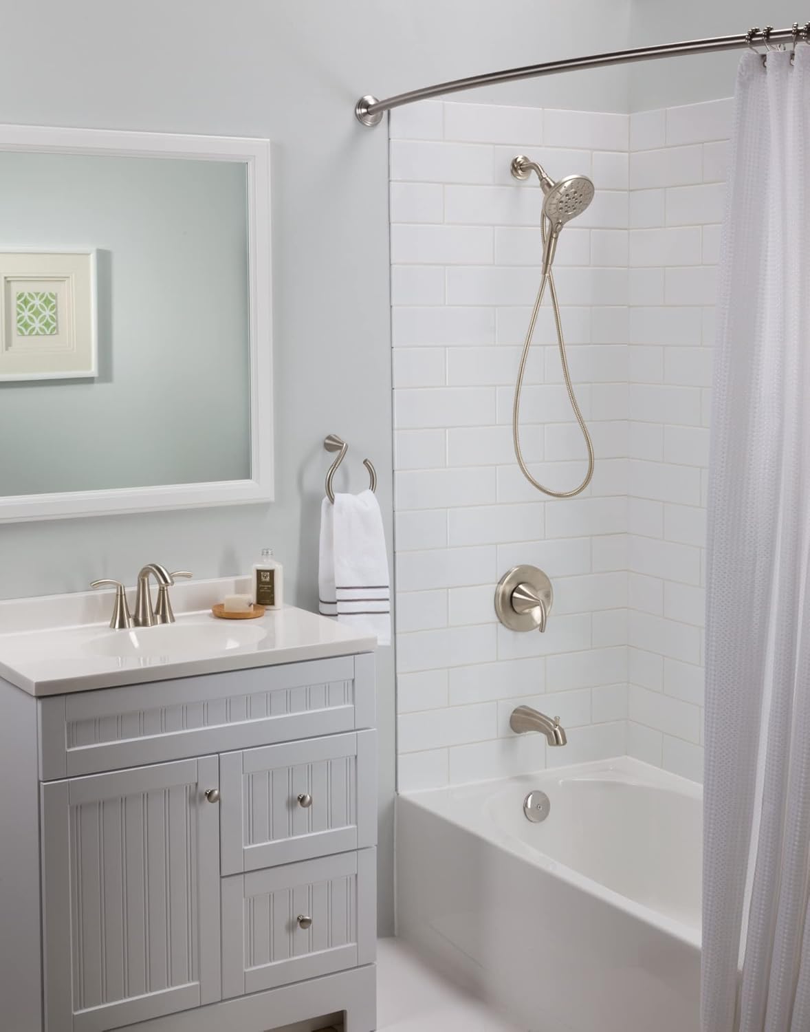 🔥 Moen 3662EPBN Engage Magnetix Six-Function 5.5-Inch Handheld Showerhead with Magnetic Docking System, Brushed Nickel Exсluѕіvе Moen 3662EPBN Engage Magnetix Six-Function 5.5-Inch Handheld Showerhead with Magnetic Docking System, Brushed Nickel