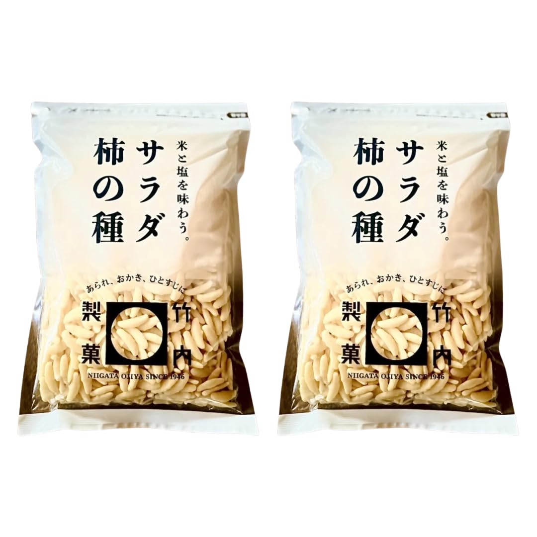 Amazon.co.jp: サラダ柿の種 米菓 230g × 2袋セット 久慈食品 あられ