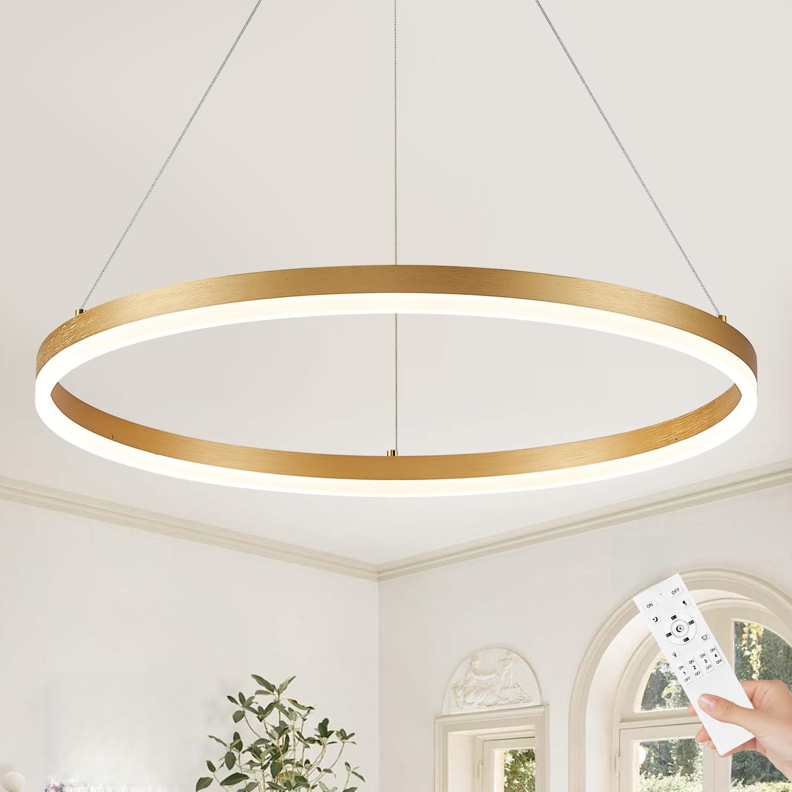 Photo 1 of Benkut D24in Modern LED Ring Chandelier