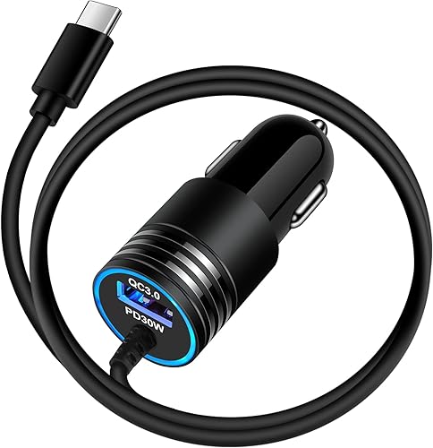 Cargador de coche USB C, cargador de teléfono de coche de carga rápida para Samsung Galaxy S23S22S21A14A13A53, Google Pixel 7 Pro, iPhone, Android, Cargador de coche USB C, cargador de teléfono de coche de carga rápida para Samsung Galaxy S23S22S21A14A13A53, Google Pixel 7 Pro, iPhone, Android,