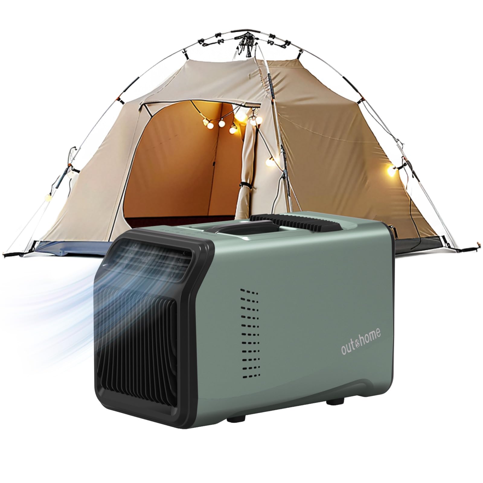 Amazon.com: OUTOHOME Tent Air Conditioner, 5100 BTU AC110V Quiet 4