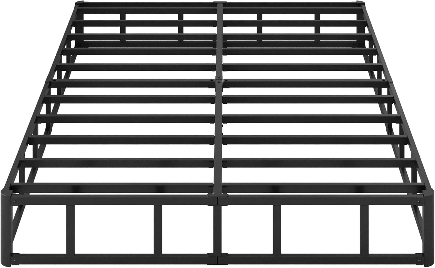 Yicensen 10 Inch High Profile King Box Spring Heavy Duty Metal King Size Box Spring with Fabric Cover, Sturdy Mattress Foundation, Easy Assembly, Noise Free, Black
