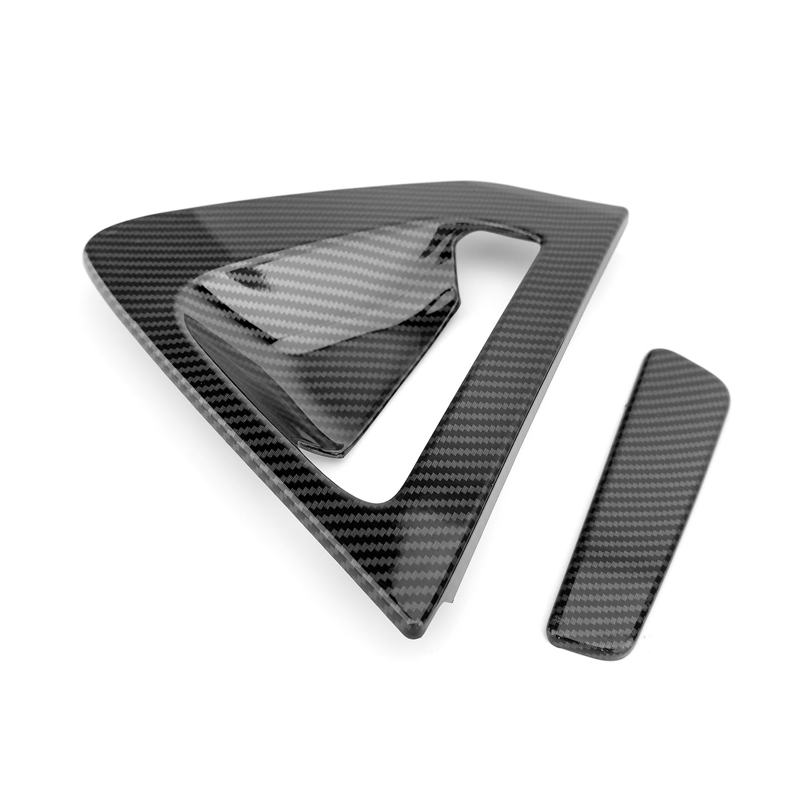 Carbon Fiber Style The Second Row Door Handle Covers Compatible with Hyundai Veloster JS N line 2019-2023 Automotive Accessories