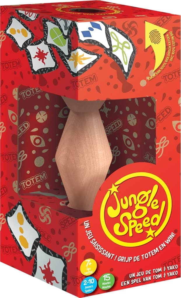 Asmodee | Jungle Speed - ECO Pack | FR/​NL | ZYGOMATIC | à partir de 7 Ans | de 2 à 10 Joueurs | Entre 15 à 30 Minutes par Partie | Party Game