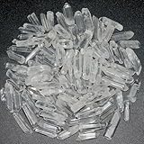 YATOJUZI 1LB Clear Quartz Crystal Points Bulk Natural Irregular Polished Stones Wands Gemstones Wholesale Reiki Energy Balancing Chakra Crystals Stone for DIY Handmade Meditation Divination 0.4'-1.2'