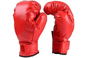 Adult-Use Boxing Gloves with Durable PU Surface