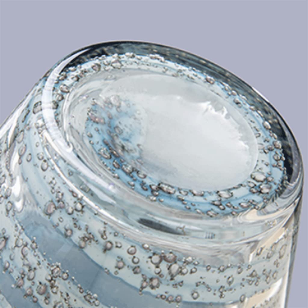 Amazon.co.jp: 絶妙ライトラグジュアリー花瓶、波型ガラス花瓶創造性