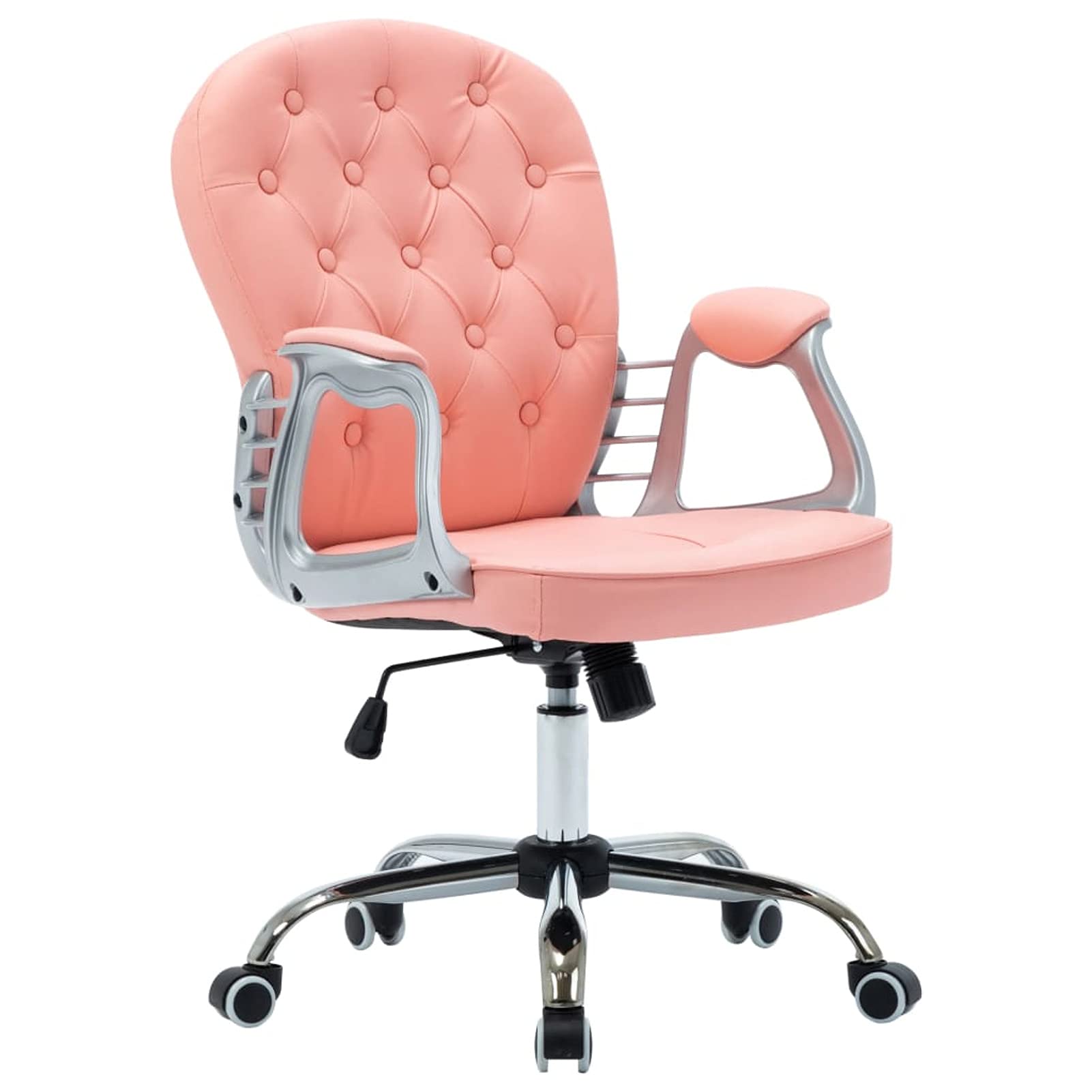 Homgoday Mobilier de bureau pivotant en simili cuir, décoration de meubles, meubles d'intérieur/extérieur pour salon bureau
