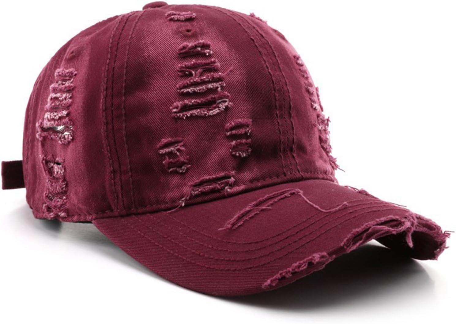 Trendy Original Washed Distressed Unstructured Baseball Cap Denim Cotton Soft Caps Adjustable Vintage Dad Hats Unisex