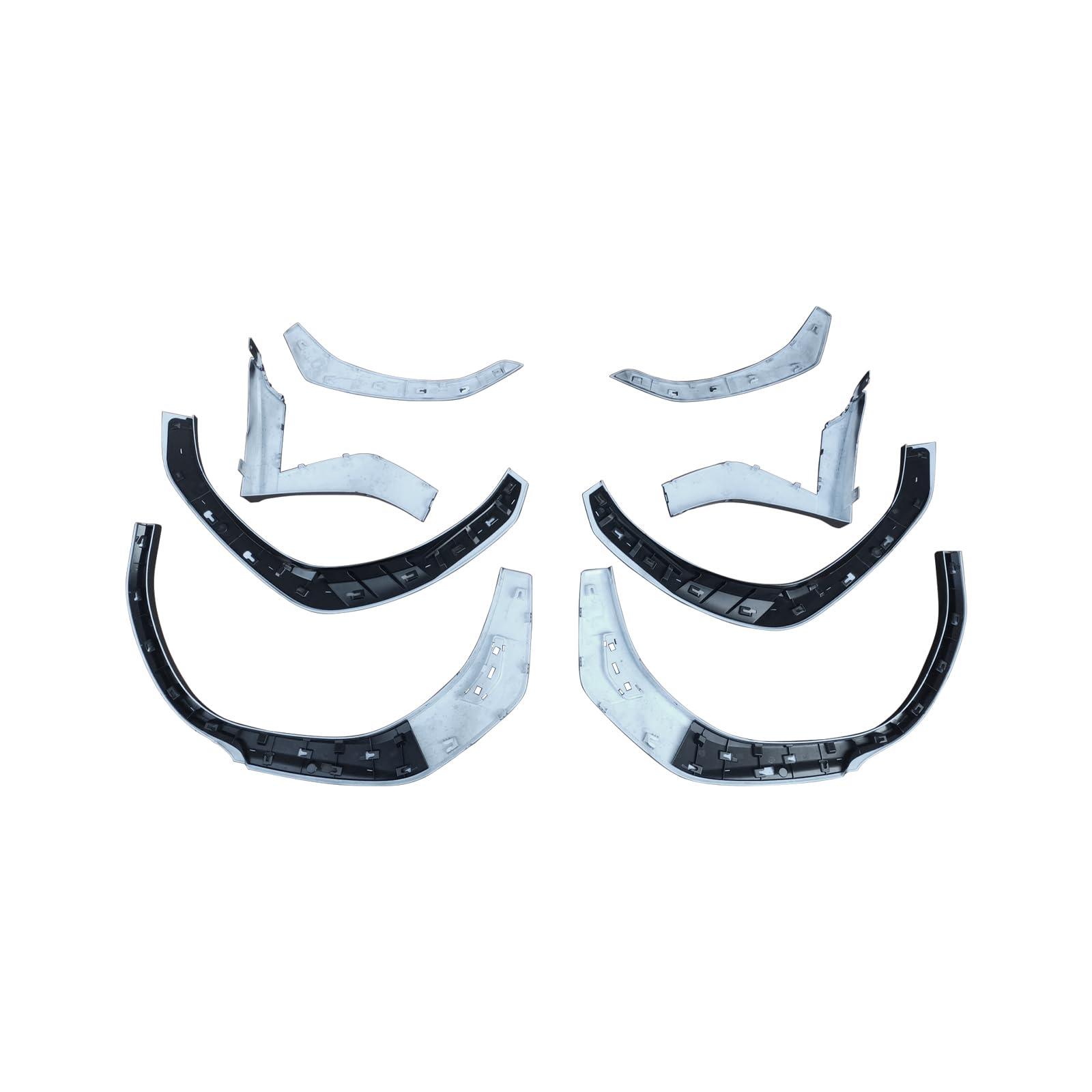 YOUNGERCAR Fender Flares Wheel Arch Extension Cover Trim for 2022-2026 Subaru WRX Gray Plastic Car Accessories 8pcs — view 3