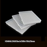 Vista 5 de Aventik Cajas para moscas de gran capacidad, tapa transparente de espuma delgada, colección PP, cajas de pesca de competición de anzuelos de pesca