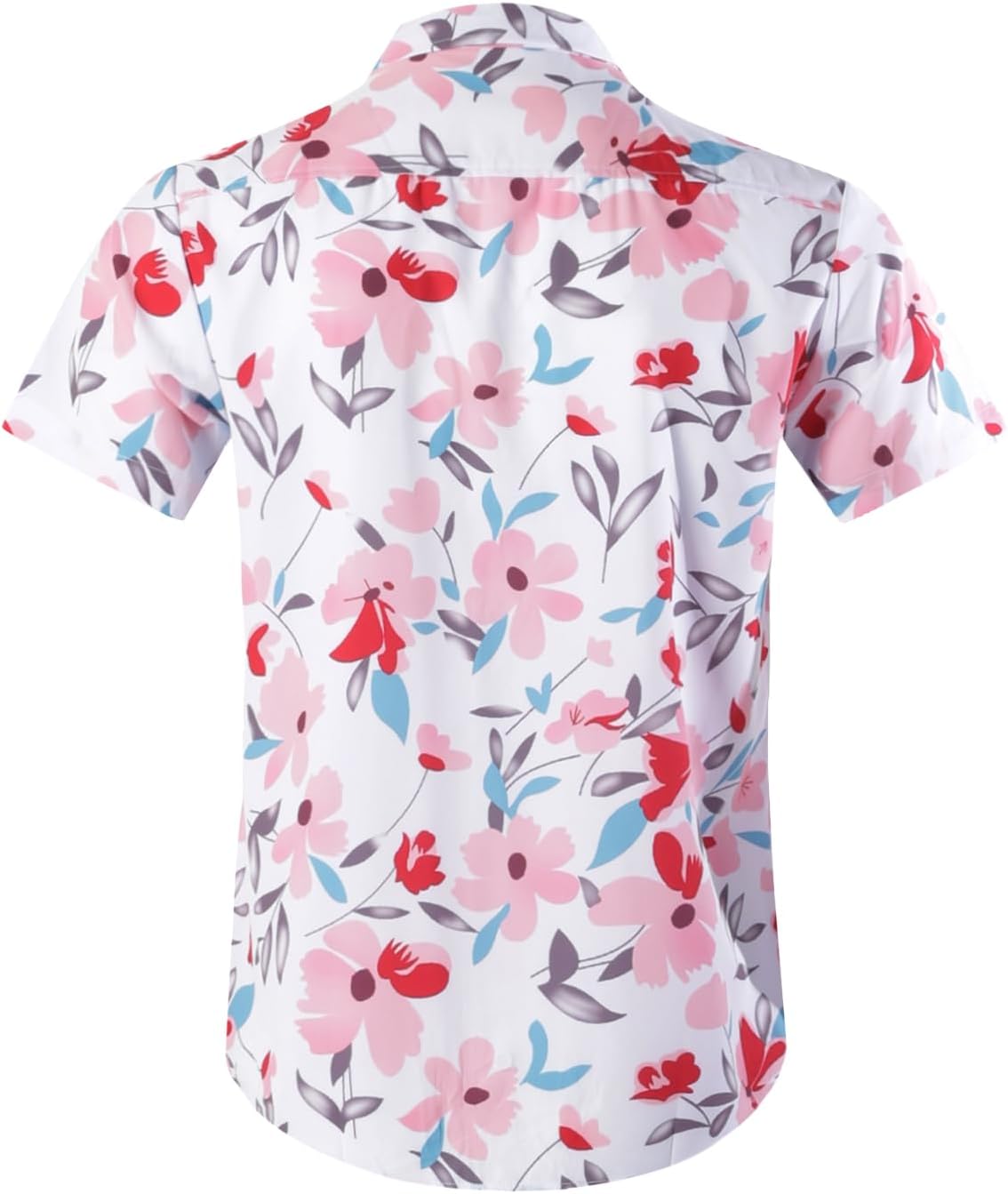 Allsense Men's Short-Sleeve Button-Down Tropical Hawaiian Shirt - Image 3