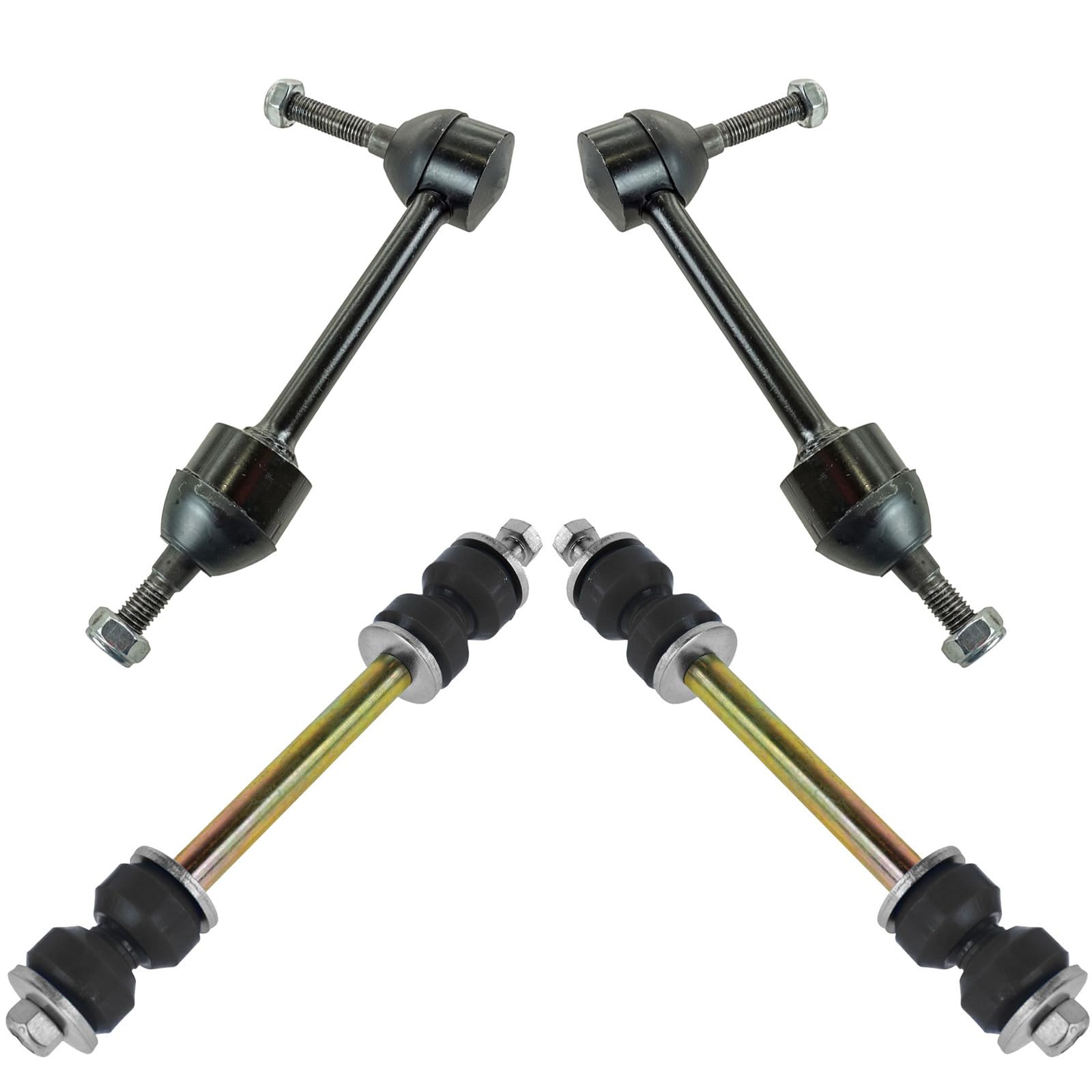 Amazon.com: Front & Rear Sway Bar Stabilizer Link Set Compatible