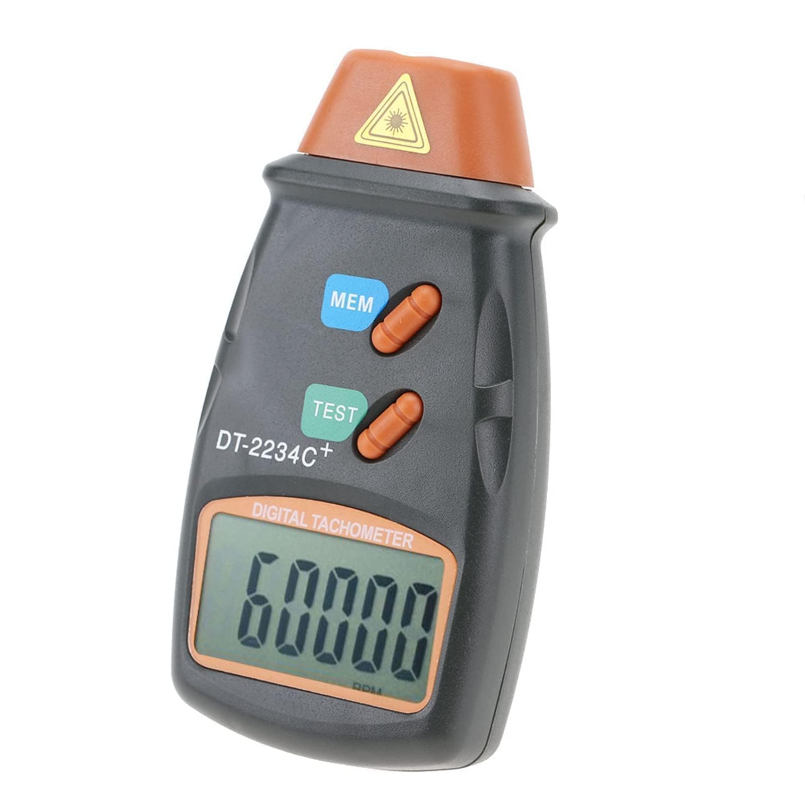 DT-2234C Digital Tachometer, Non Contact Digital LCD Photo Tachometer Mini RPM Tester Meter Gauge Small Engine Tachometer-image-16