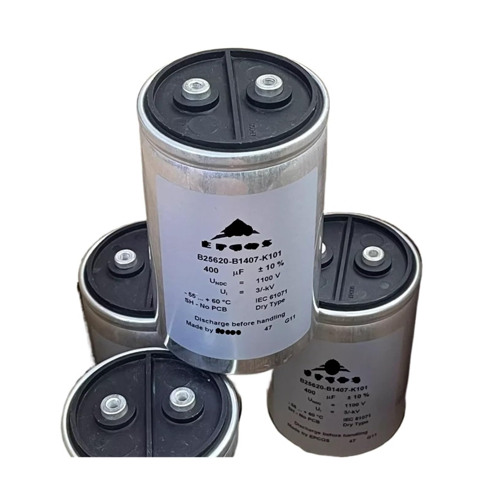 KSZHZYMGX 400UF 1100V Charging Pile Film Capacitor B25620-B1407-K101 1pcs