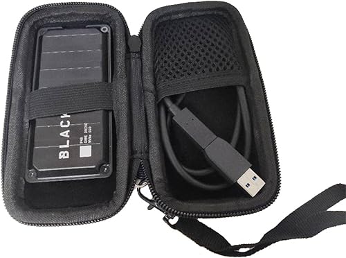 Miniatura 2 de Carrying Case for Black P40 Hard Drive Bag CrushProof Box Protective Cover SSD Double Zipper Enclosure Shells Bag PC Gaming