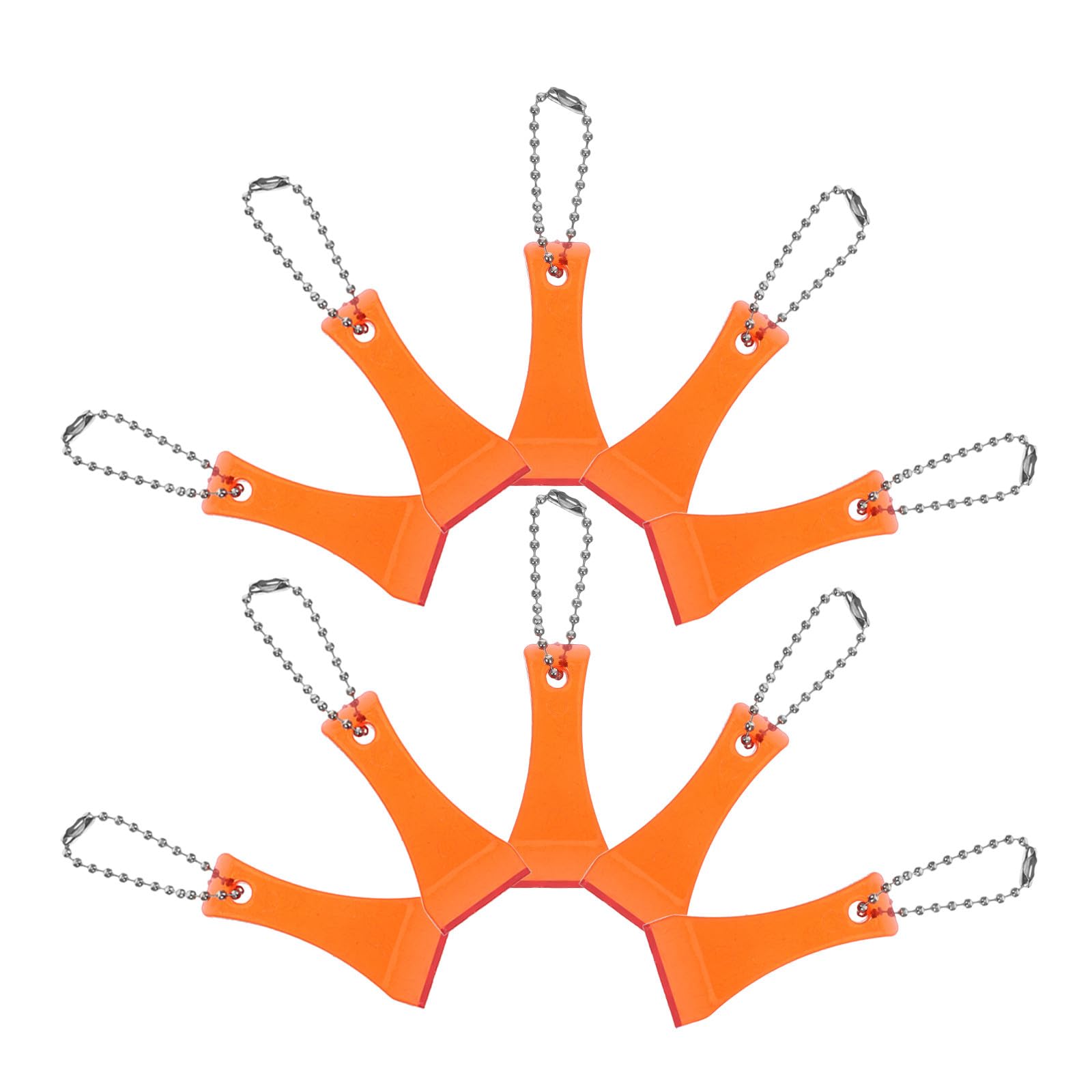 20pcs Red Plastic Lotto Ticket Scraper Keyring Scratch off Tool for Scratch Cards and Label Sticker Removal, Portable Lottery Scratcher for Game Table Accessories