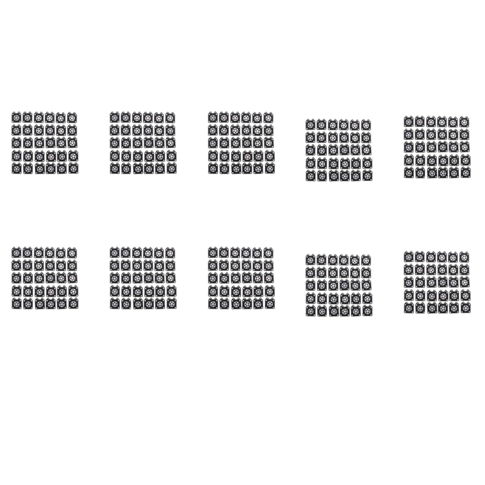 Jnchdghwa 300Pcs Carburetor Parts Chainsaw Carburetor Membrane Pads for Chainsaw Carburetor 2500/3800/4500/5200/5800