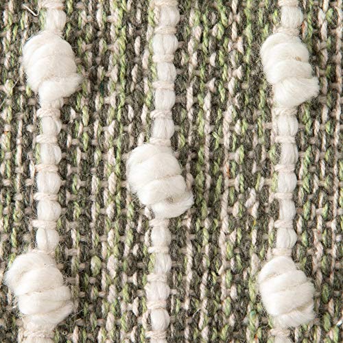 DII Slub Rug Collection Recycled Cotton Loop, 2x3', Antique Green - image 3