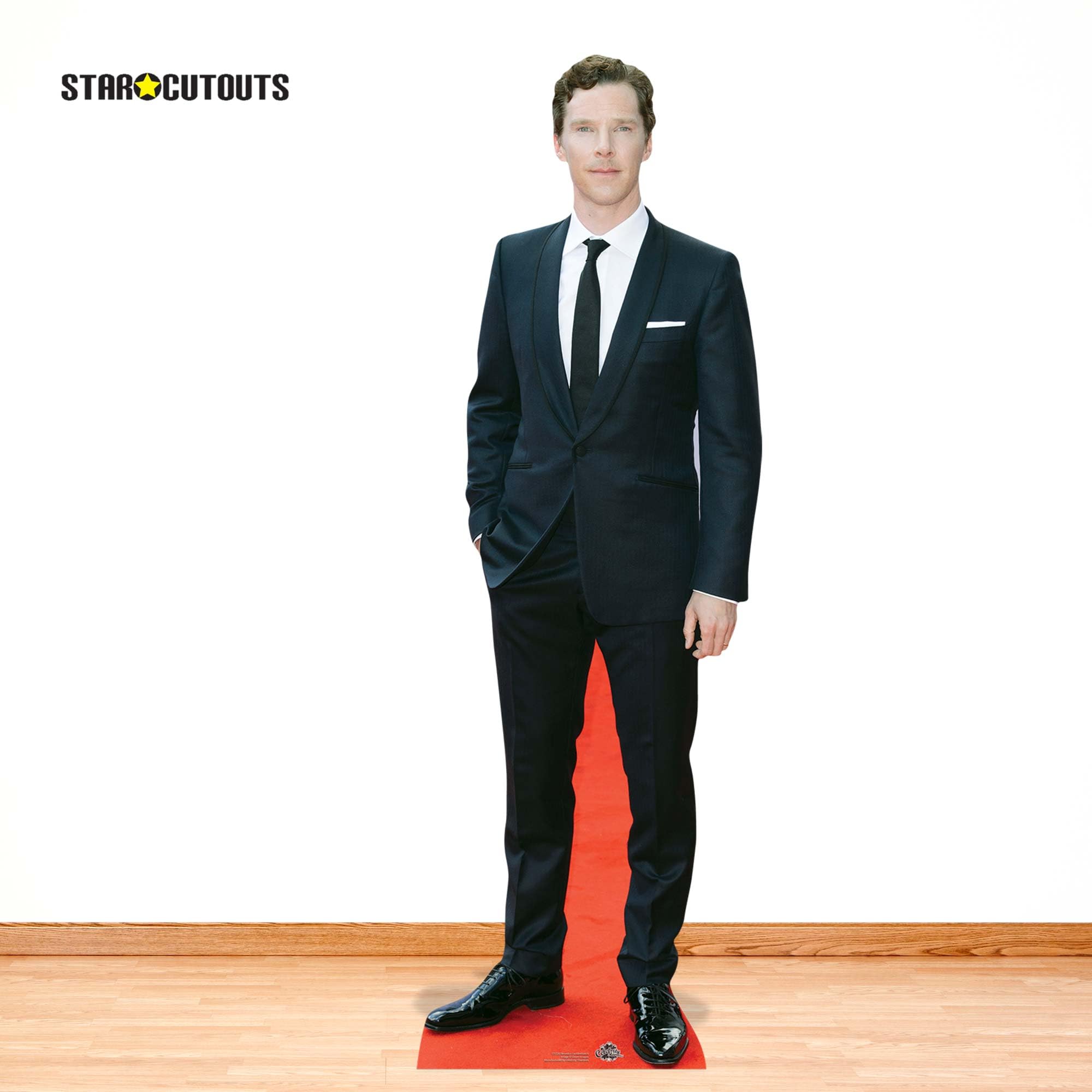STAR CUTOUTS Benedict Cumberbatch Smart White Einstecktuch, Karton, Mehrfarbig, 3 x 62 x 184 cm, Pappe