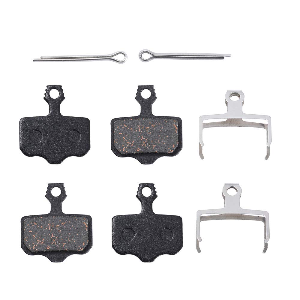Icreopro 2 Pairs Bike Disc Brake Pads for Avid Elixir 1 3 5 7 9 R ER CR Mag Level TL T Sram XO XX X7 X9 XXWC DB1 DB3 DB5 Durable & Long-lasting(Resin,Semi-Metallic,Sintered Metal,Multi-Metallic)