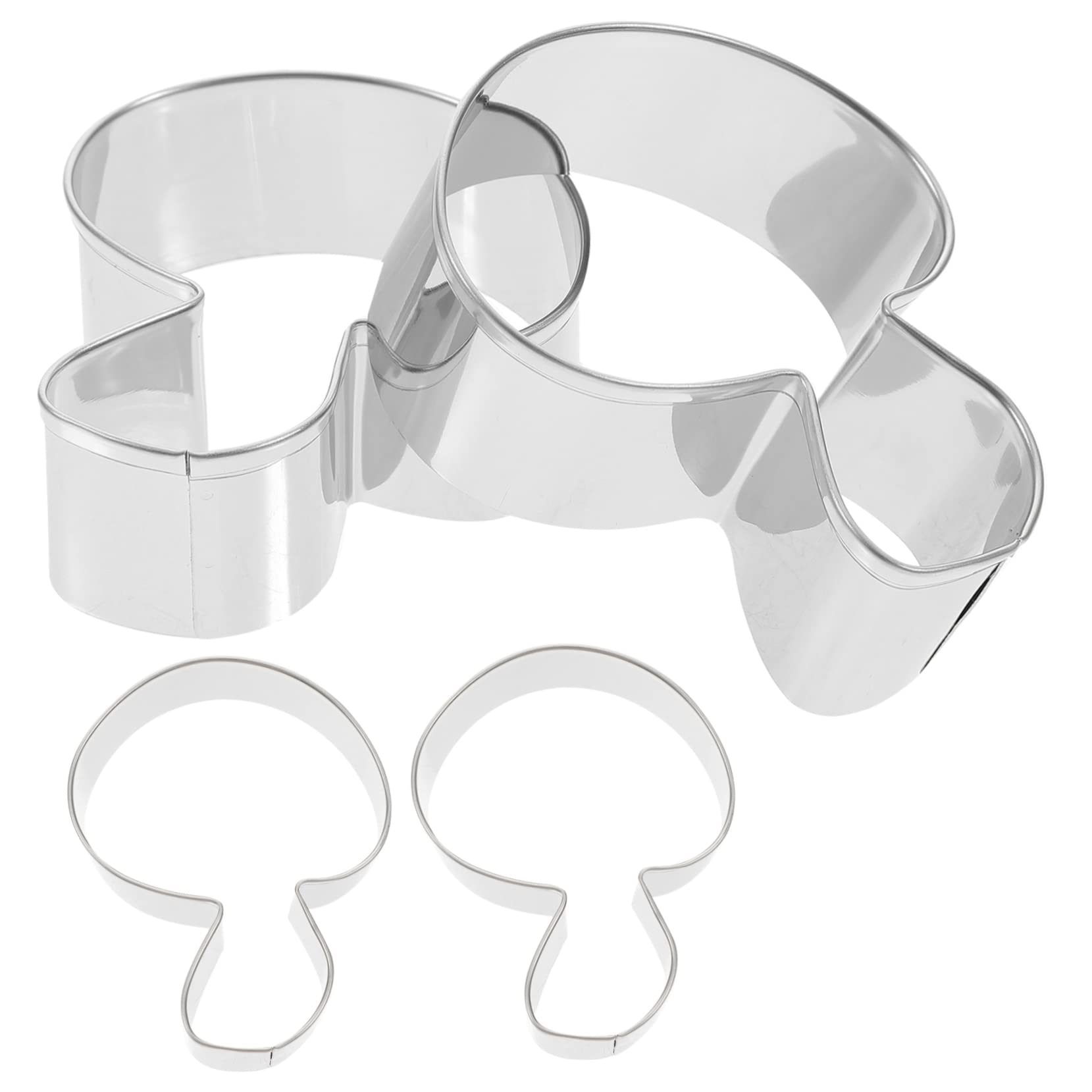 20pièces Emporte Acier Inoxydable Forme De Champignon De Moldes pour Biscuits Outils De Pâtisserie Pratiques Et Amusants pour Adultes