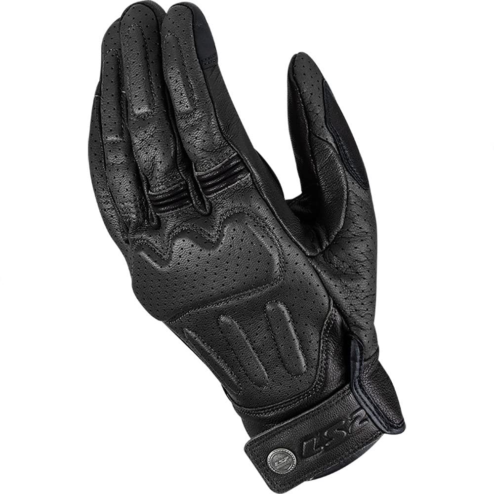 LS2 70040S0165M Guantes Moto Rust, Hombre, Negro, M