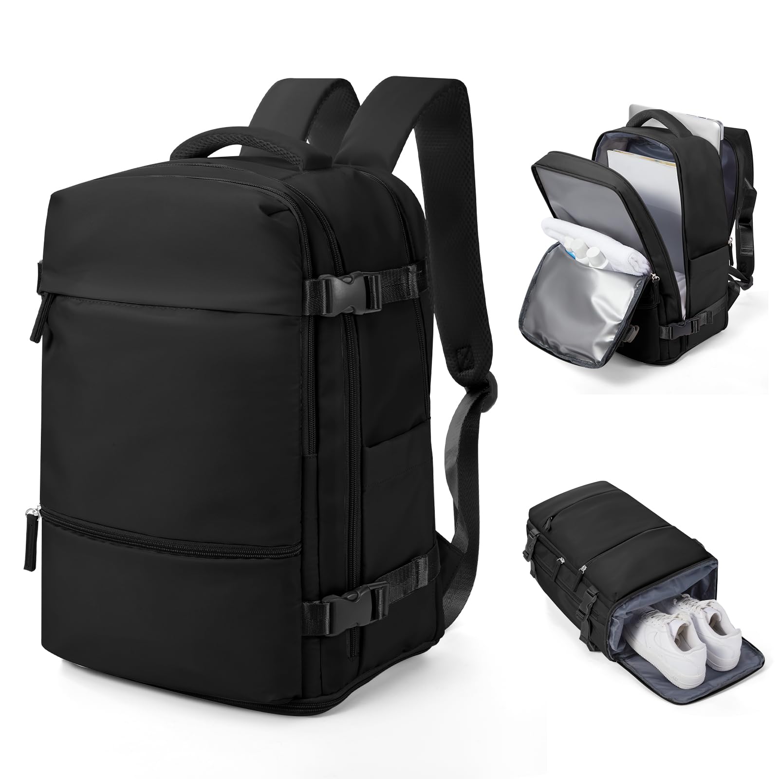 SZSYCN Vacuum Backpack Travel Bag With Pump Ryanair Cabin Bags 40x30x20 Underseat Ryan Air Hand Luggage 40 x 20 x 25 Carry On Baggage For Flights Backpack With Compression System — view 36