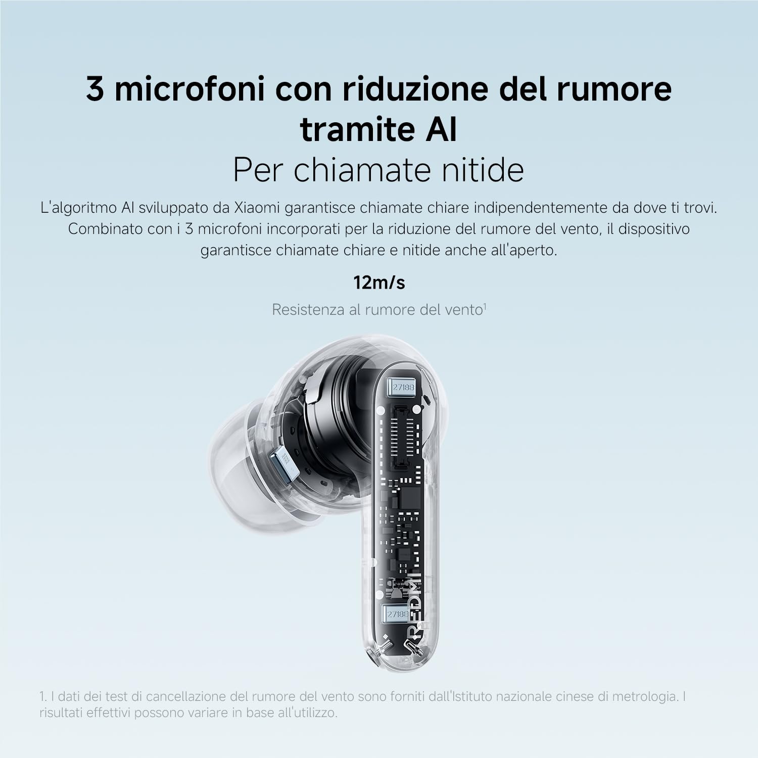 Xiaomi REDMI Buds 8 Pro, Bluetooth True Wireless, cancellazione attiva del rumore a 55 dB, triplo driver, suono Hi-Res HiFi, Dolby Audio, durata della batteria fino a 33 ore, Bluetooth 5.4, IP54, Nero
