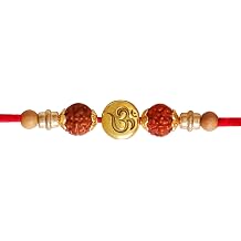 Rakhi for Brother OM/Shiva Rakhies Set Pack of 2 & Pack of 1 for Bhai Bro Rakhri Rakshabandhan Thread Raksha Bandhan