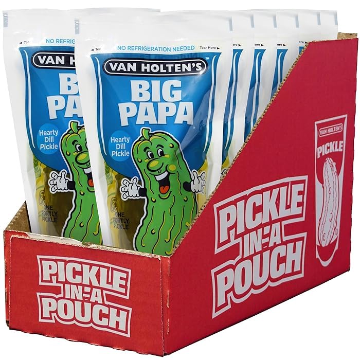 Van Holten's Pickles - Pickle-In-A-Pouch - King Size (Big Papa, 6)