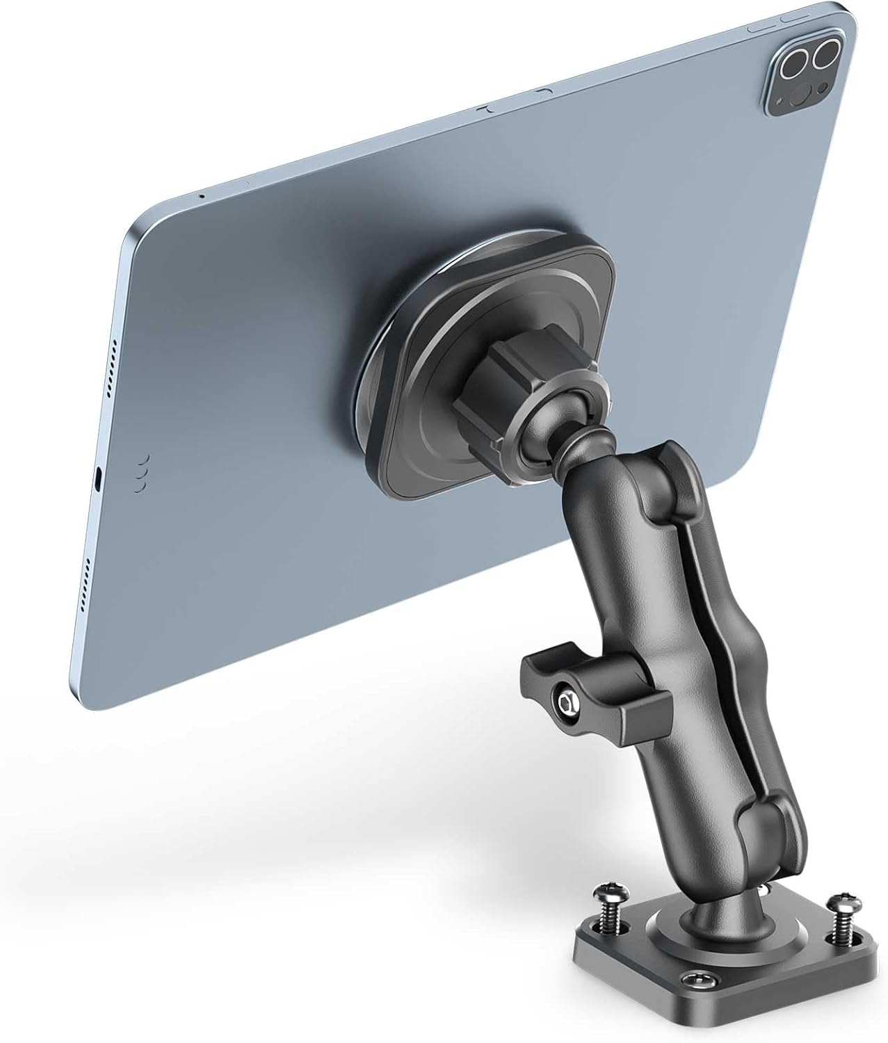 OHLPRO Magnetic Tablet Wall Mount Holder, 360°Rotatable Drill Base iPad Car Mount Tablet and Phone, Tablet Stand for Wall, Truck, Car, Desk, Boat
