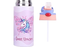 Kids Insulated Water Bottle, Unicorn Stainless Baby Bottle