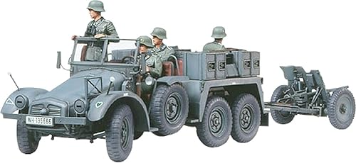 Tamiya Modelos Krupp Protze Camión de remolque con kit de modelo Pak de 1.457 in