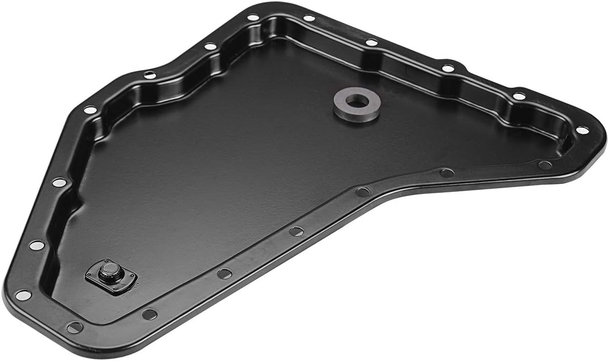 A-Premium Transmission Oil Pan with Drain Plug Compatible with THM440-T4/ME9 Automatic Transmission & Buick Cadillac Oldsmobile Pontiac