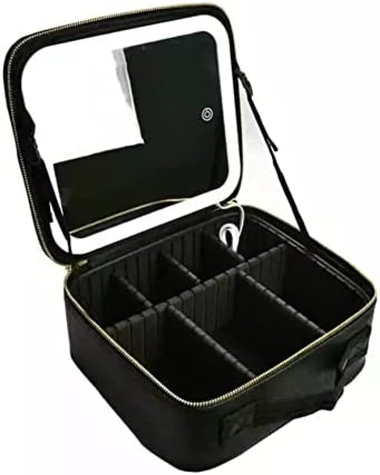 Makijaż Torba Podróżna Z Podświetlanym Lusterkiem Podróżny Organizer Na Przybory Do Makijażu Na Przybory Toaletowe Akcesoria Do Makijażu Kuferek Na Kosmetyki Z Regulowanymi Przegródkami Kosmetyczk